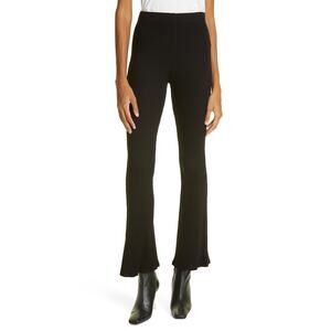 Simon Miller Saturn Ribbed Pull-On Pants - L Black